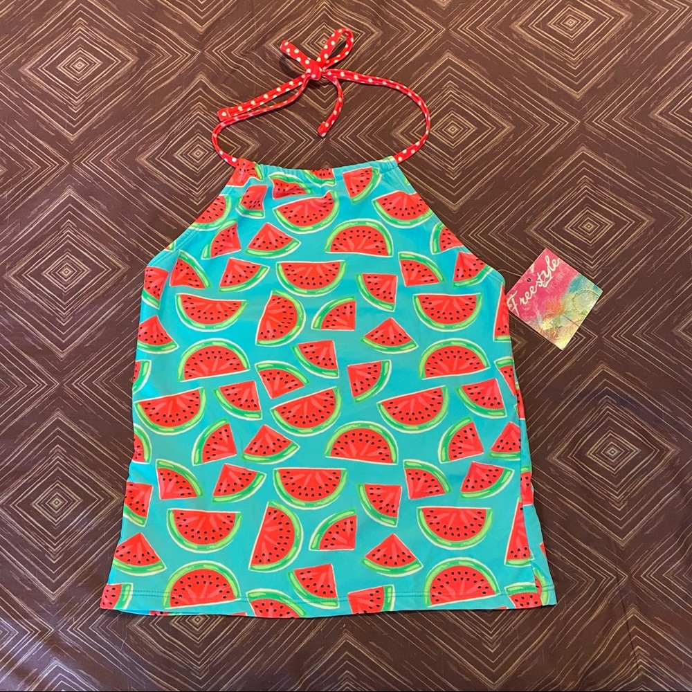 Girl’s Swim Top Tankini, NWT, 14